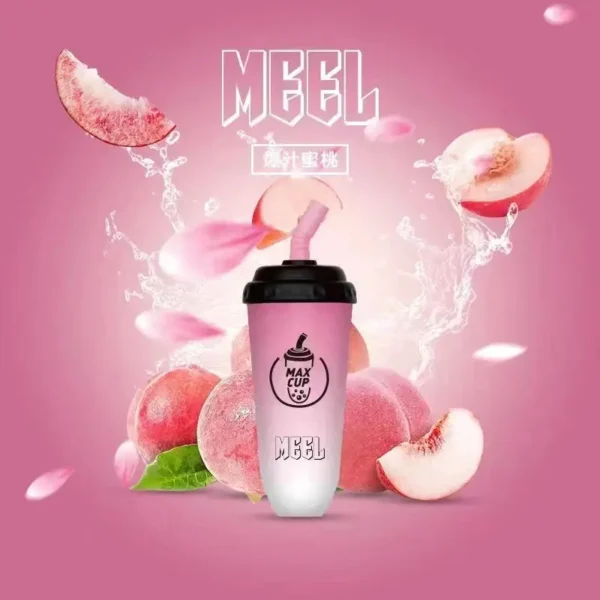 1-2309111J25bZ.webp MEEL 奶茶杯 6000口 拋棄式電子煙 3%尼古丁鹽/15ml油量/智慧Type-C快充/長效續航