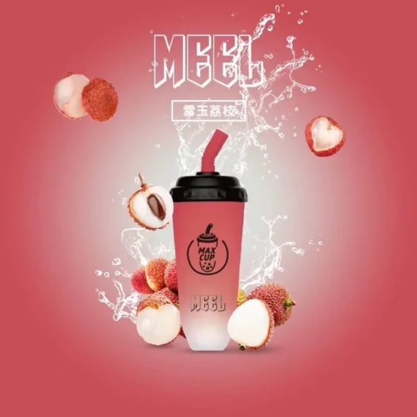 MEEL奶茶杯-荔枝-1000x1000-1.webp MEEL 奶茶杯 6000口 拋棄式電子煙 3%尼古丁鹽/15ml油量/智慧Type-C快充/長效續航