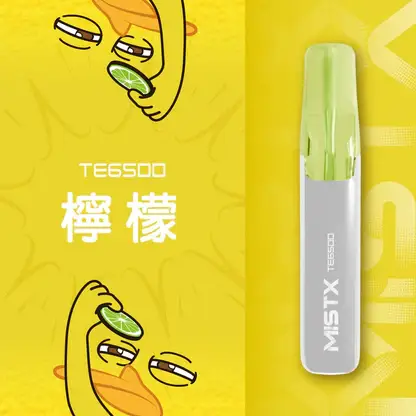Mist X 鴨嘴獸 6500口 拋棄式電子煙 冰爽水果/2%尼古丁鹽/550mAh大電量/可充電續航/獨家萌系外觀設計
