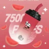 VAKA 奶茶杯 7500口 拋棄式電子煙 15ml巨量裝/冰感水果奶茶/3%尼古丁鹽/萌熊貓造型/600mAh可充電