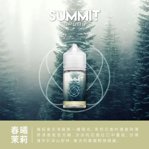 a3c827_62476c2db25a422d9592c721ae68a8bf_mv2.webp SPUMY Summit 薄荷 煙油 30ml大容量/美式頂級調香/尼古丁鹽/通用注油小煙
