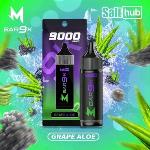 marbo-9k-grape-aloe-524x524-1.webp Marbo Bar 泰國熱銷 9000口 拋棄式電子煙 14ml大容量/Mesh網狀芯/自定義可調氣流