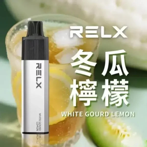 冬瓜柠檬茶-02.webp RELX 悅刻 GA 8000口 拋棄式電子煙 升級陶瓷芯/15ml容量/1100mAh/免充電設計