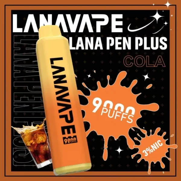 圖片_20260721191351-768x768-1.webp LANA PEN PLUS 9000口 拋棄式電子煙 15ml儲油/3%尼古丁鹽/Mesh芯/Type-C充電