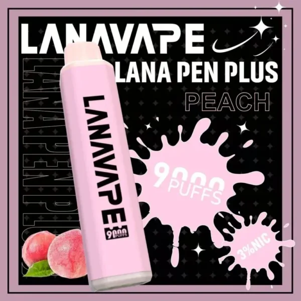 圖片_20260721191442-768x768-1.webp LANA PEN PLUS 9000口 拋棄式電子煙 15ml儲油/3%尼古丁鹽/Mesh芯/Type-C充電