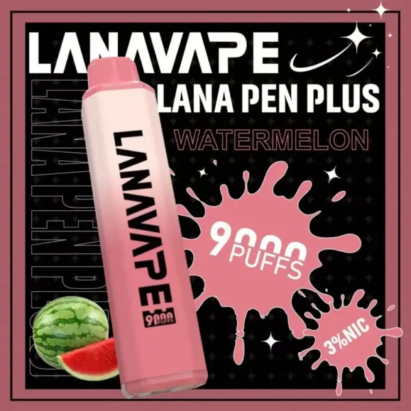 圖片_20260721191454-768x768-1.webp LANA PEN PLUS 9000口 拋棄式電子煙 15ml儲油/3%尼古丁鹽/Mesh芯/Type-C充電